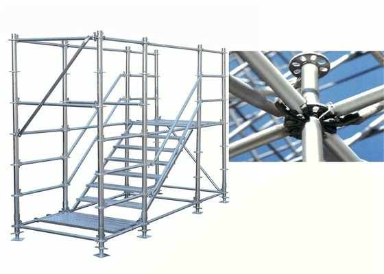 Pionowy system rusztowań typu Ringlock Mocne rusztowanie wspierające rury